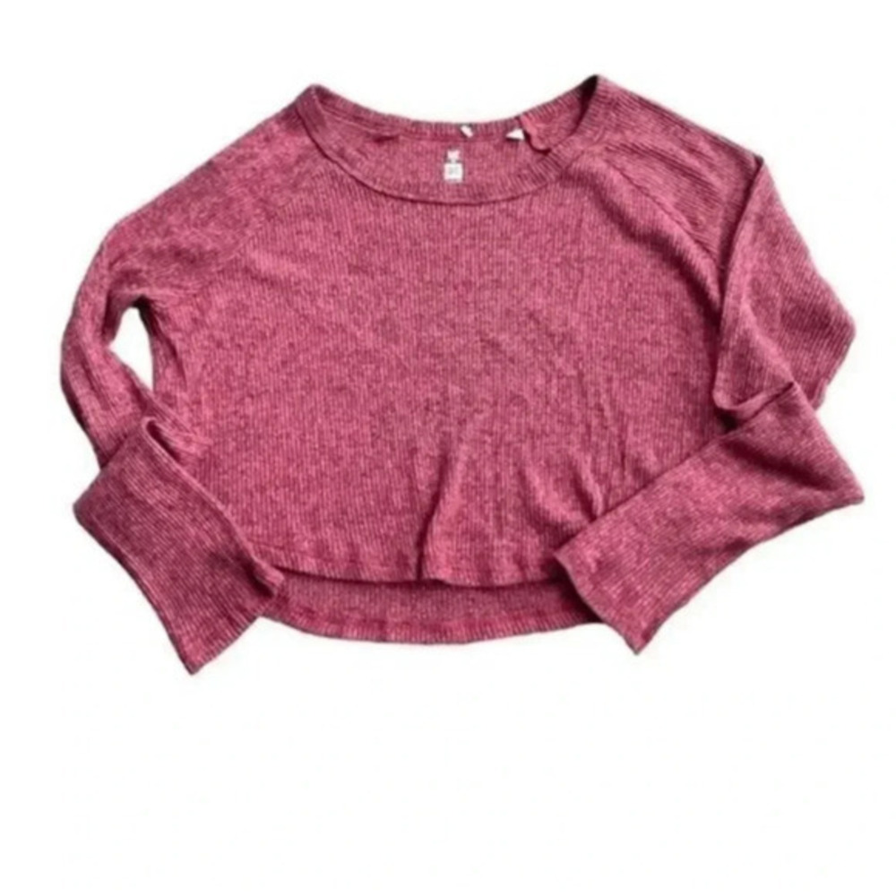 PacSun-Me to We rib knit cropped top long sleeves size Small New w/o tag